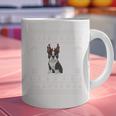 Ugly Xmas Sweater Style Boston Terrier Reindeer Christmas Graphic Print Coffee Mug, Boston Terrier Christmas Mugs, gift for family, gift for coworker
