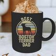 Best Dog Father Dad Vintage Boston Terrier For Men Women Graphic Print Coffee Mug, novelty gifts, funny gifts