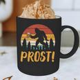 Bigfoot Sasquatch Prost Retro Bavarian Oktoberfest Men Women Graphic Print Coffee Mug, novelty gifts, funny gifts