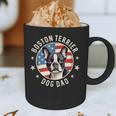 Boston Bull Terrier Men Boston Terrier Dog Dad Graphic Print Coffee Mug, novelty gifts, funny gifts