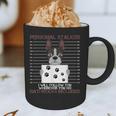 Boston Terrier American Gentleman Personal Stalker Dog Lover Graphic Print Coffee Mug, novelty gifts, funny gifts