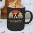 Boston Terrier Dog Every Snack You Make Every Meal You Bake Men Women Graphic Print Coffee Mug, novelty gifts, funny gifts