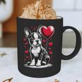 Boston Terrier Dog Valentine's Day Dog Owner Graphic Print Coffee Mug, novelty gifts, funny gifts