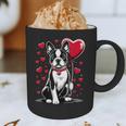 Boston Terrier Dog Valentine's Day Dog Owner Valentine Graphic Print Coffee Mug, novelty gifts, funny gifts
