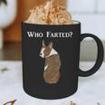 Boston Terrier Who Farted Graphic Print Coffee Mug, novelty gifts, funny gifts