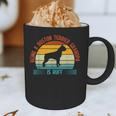 Being a Boston Terrier Grandpa Is Ruff Boston Terrier Graphic Print Coffee Mug, novelty gifts, funny gifts