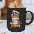 Boston Terrier Happy Pills T-Shirt Graphic Print Coffee Mug, novelty gifts, funny gifts