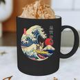 Boston Terrier Japanese Kanagawa Wave Surf Loyal Dog Men Women Kids Graphic Print Coffee Mug, novelty gifts, funny gifts