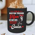 Boston Terrier Mom American Gentleman Dog Mother's Day Graphic Print Coffee Mug, novelty gifts, funny gifts