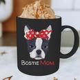 Boston Terrier Mom Bostie Women Girls Graphic Print Coffee Mug, novelty gifts, funny gifts