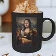 Boston Terrier Mona Lisa Painting Art Dog Mom Dad For Men Women Kids Graphic Print Coffee Mug, novelty gifts, funny gifts