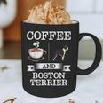 Boston Terrier Shirt Coffee And Boston Terrier Cute Dog For Men Women Girls Kids Graphic Print Coffee Mug, novelty gifts, funny gifts