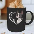 Boston Terrier Shirts For Women Girls Kids Heart Cute Graphic Print Coffee Mug, novelty gifts, funny gifts