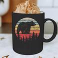 Catch Some Rays Vintage Retro Grizzly Bear Graphic Print Coffee Mug, novelty gifts, funny gifts