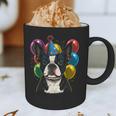 Celebration Event Birthday Party Boston Terrier Graphic Print Coffee Mug, novelty gifts, funny gifts