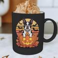Halloween Retro Boston Terrier Graphic Print Coffee Mug, novelty gifts, funny gifts
