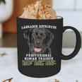 Labrador Retriever Lab Professional Human Trainer Graphic Print Coffee Mug, novelty gifts, funny gifts