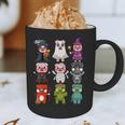 Pig Spooky Ghost Witch Boo-Jee Horror Pumpkin Pig Halloween Graphic Print Coffee Mug, novelty gifts, funny gifts