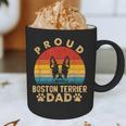 Proud Boston Terrier Dad Dog Owner Fathers Day Men Women Kids Graphic Print Coffee Mug, novelty gifts, funny gifts