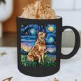 Red Heeler Starry Night Cattle Dog Colorful Art By Aja For Men Women Girls Kids Graphic Print Coffee Mug, novelty gifts, funny gifts