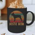 Retro Boston Terrier Mom Dog Mother Pet Bostie Mama Graphic Print Coffee Mug, novelty gifts, funny gifts