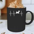 Scottish Terrier Dog Heartbeat Scottie Dog Lover T-Shirt Graphic Print Coffee Mug, novelty gifts, funny gifts