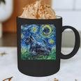 Scottish Terrier Starry Night Scotty Dog Art By Aja Graphic Print Coffee Mug, novelty gifts, funny gifts
