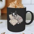 Sleepy Boston Terrier Pajama Men Women Kids Graphic Print Coffee Mug, novelty gifts, funny gifts