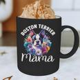Watercolor Floral Boston Terrier Mama Dog Lover Mother's Day For Men Women Girls Kids Graphic Print Coffee Mug, novelty gifts, funny gifts