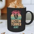 Worlds Best Boston Terrier Aunt Graphic Print Coffee Mug, novelty gifts, funny gifts
