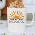 Back To School Hello Preschool For Kids Teacher Women Graphic Print Coffee Mug, novelty gifts, funny gifts