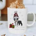 Boston Terrier Christmas T Shirt-Life Is Merrier Premium Tri-Blend Graphic Print Coffee Mug, novelty gifts, funny gifts
