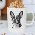 Boston Terrier Dog Motif Pet Illustration Boston Terrier For Men Women Kids Graphic Print Coffee Mug, novelty gifts, funny gifts