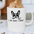 Boston Terrier Dog Owner I Do What I Want Pet Graphic Print Coffee Mug, novelty gifts, funny gifts