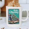 Boston Terrier Merry Christmas Tree Truck Dog X-Mas Graphic Print Coffee Mug, novelty gifts, funny gifts