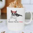 Boston Terrier Mom Bandana Boston Terrier Dog Graphic Print Coffee Mug, novelty gifts, funny gifts