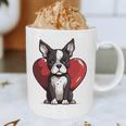 Boston Terrier Mom Dad Bostie Dog Lover Valentines Day Graphic Print Coffee Mug, novelty gifts, funny gifts