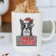Boston Terrier Santa Claus Hat Merry Christmas Dog X-Mas Graphic Print Coffee Mug, novelty gifts, funny gifts