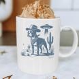 Boston Terrier UFO Cowboy Dog Dog Mom Dog Dad Alien Dog Graphic Print Coffee Mug, novelty gifts, funny gifts