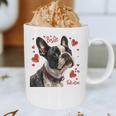 Boston Terrier Is My Valentine Cute Pet Dog Owner Valentine Graphic Print Coffee Mug, novelty gifts, funny gifts