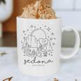 Cool Vintage Cactus Sedona Arizona Camping Souvenir Graphic Print Coffee Mug, novelty gifts, funny gifts