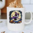 Cute Boston Terrier Halloween Costume Dog Lover Women Girls Graphic Print Coffee Mug, novelty gifts, funny gifts