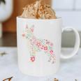 Floral FLower Boston Terrier Mom Grandma Graphic Print Coffee Mug, novelty gifts, funny gifts