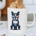 USA Flag Boston Terrier Best Dog Mom Ever 2025 Graphic Print Coffee Mug, novelty gifts, funny gifts
