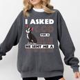 Boston Terrier American Gentleman Non-Sporting Dog Lover Comfort Colors Sweatshirt Pepper