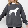 Boston Terrier Comfort Colors Sweatshirt Pepper