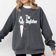 Boston Terrier Dad The DogFather Shirt Boston Terrier Comfort Colors Sweatshirt Pepper