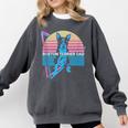 Boston Terrier Dad Retro Comfort Colors Sweatshirt Pepper