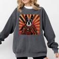 Boston Terrier Dog Japanese Art Samurai Ukiyo-e Comfort Colors Sweatshirt Pepper