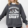 Boston Terrier Dog Official Sleeping Shirt Men Women Kids Comfort Colors Sweatshirt Pepper